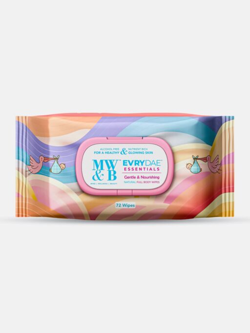 Gentle & Nourishing Baby Wipes 72’s by MW&B | EVRYDAE Essentials