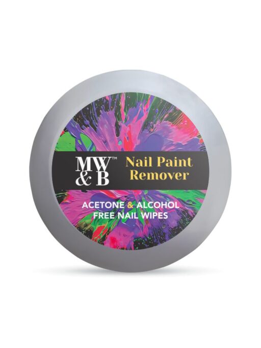 Nail Polish Remover Wipes By MW&B| Alcohol Free, Acetone Free | WKLY Essentials